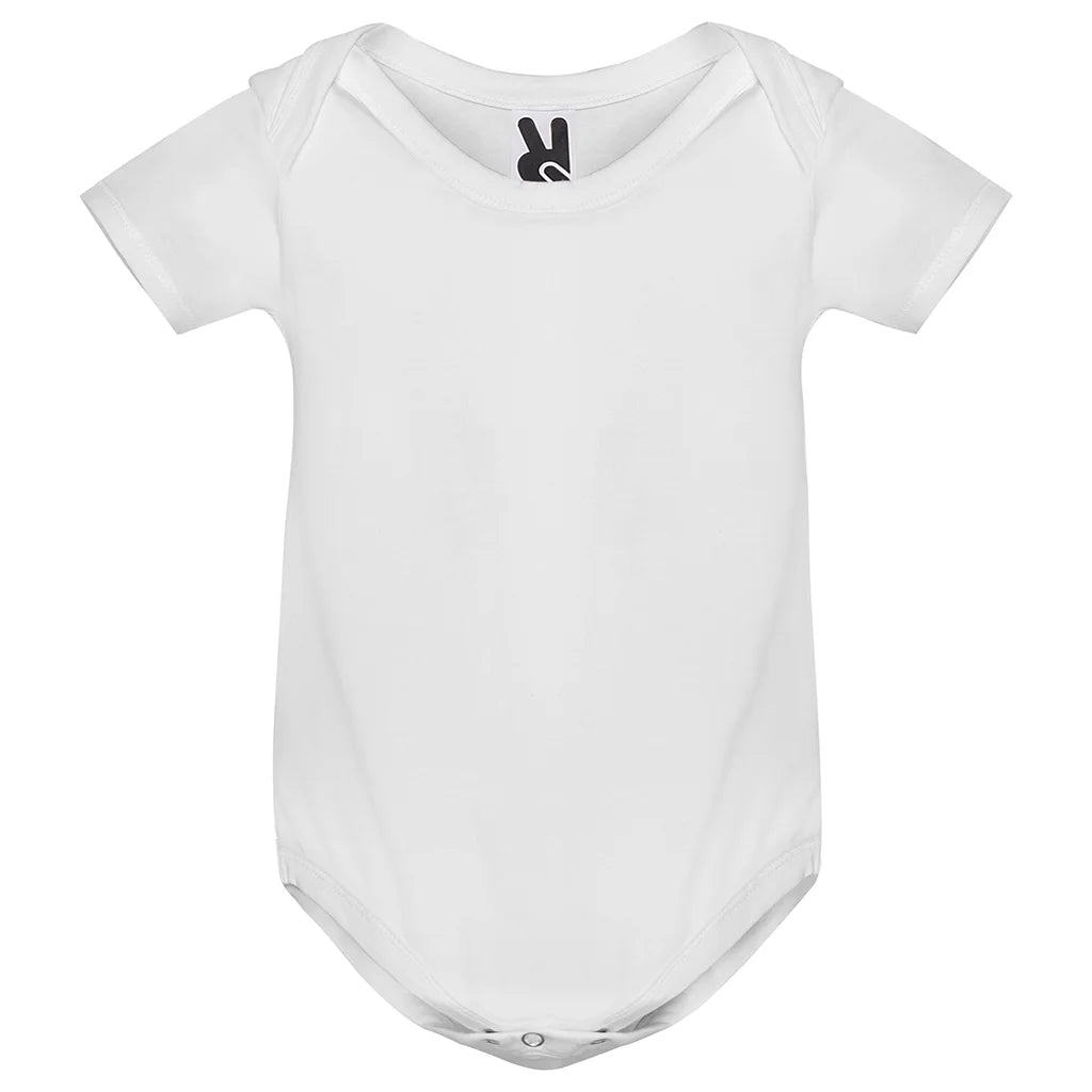 Kojenecké body s krátkým rukávem 175 g/m² – vlastní DTF potisk