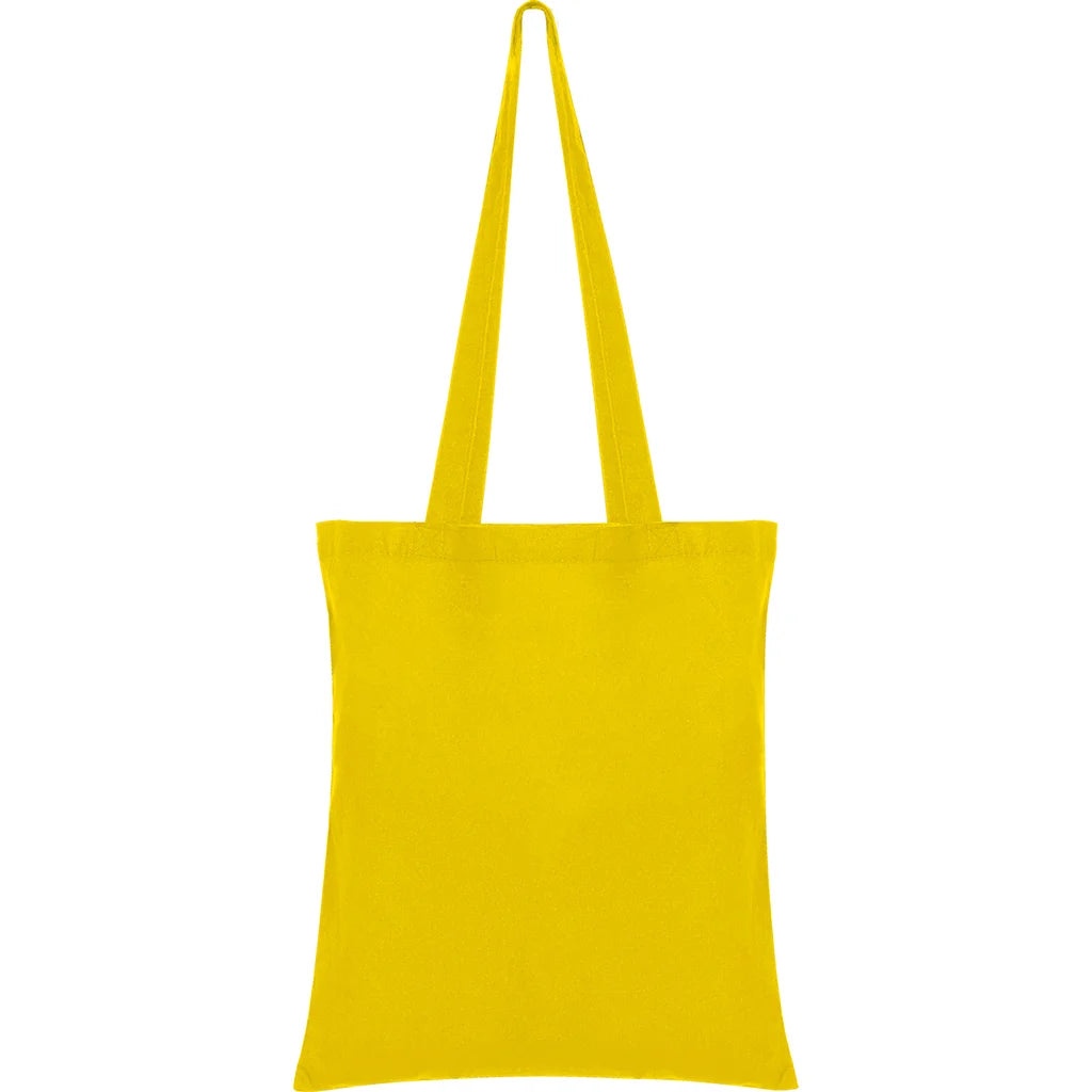 Barevná bavlněná nákupní taška 37 x 41cm 140 g/m² – vlastní DTF potisk