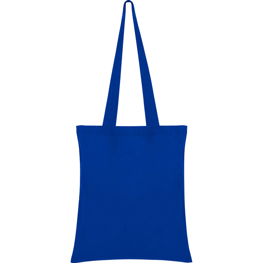 Barevná bavlněná nákupní taška 37 x 41cm 140 g/m² – vlastní DTF potisk