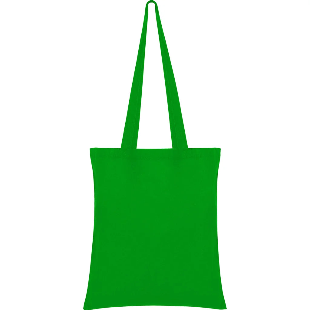 Barevná bavlněná nákupní taška 37 x 41cm 140 g/m² – vlastní DTF potisk