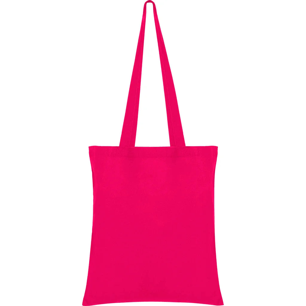 Barevná bavlněná nákupní taška 37 x 41cm 140 g/m² – vlastní DTF potisk